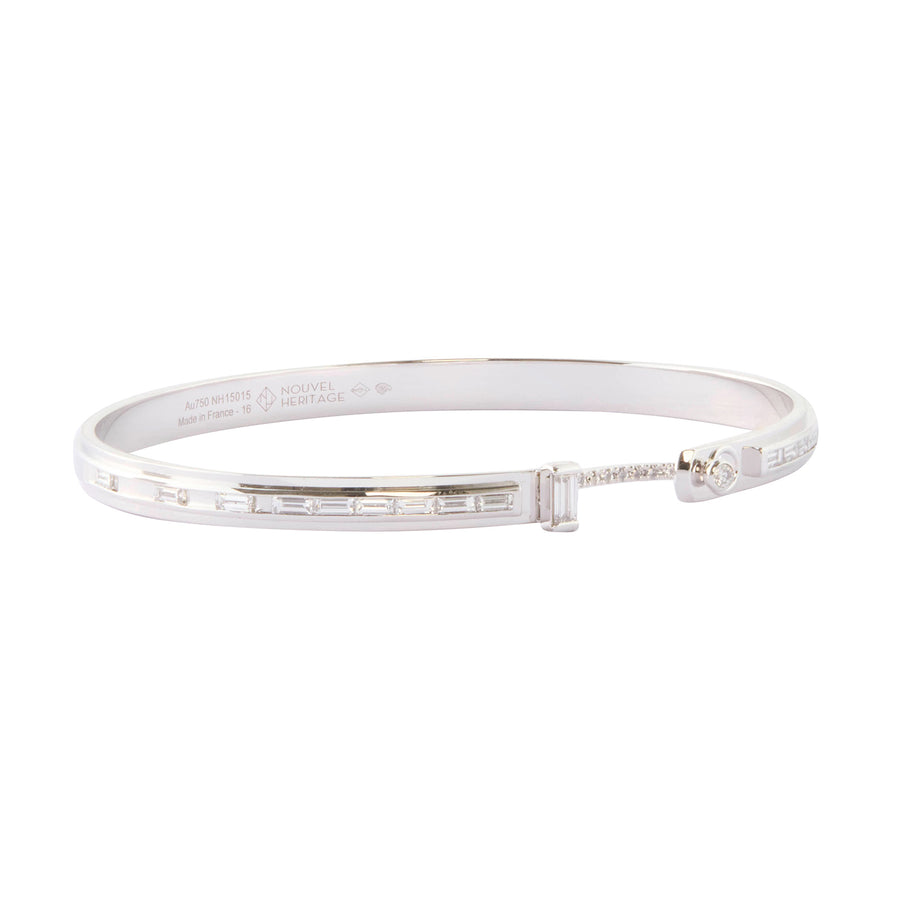 My Best Friend's Wedding Bangle - White Gold