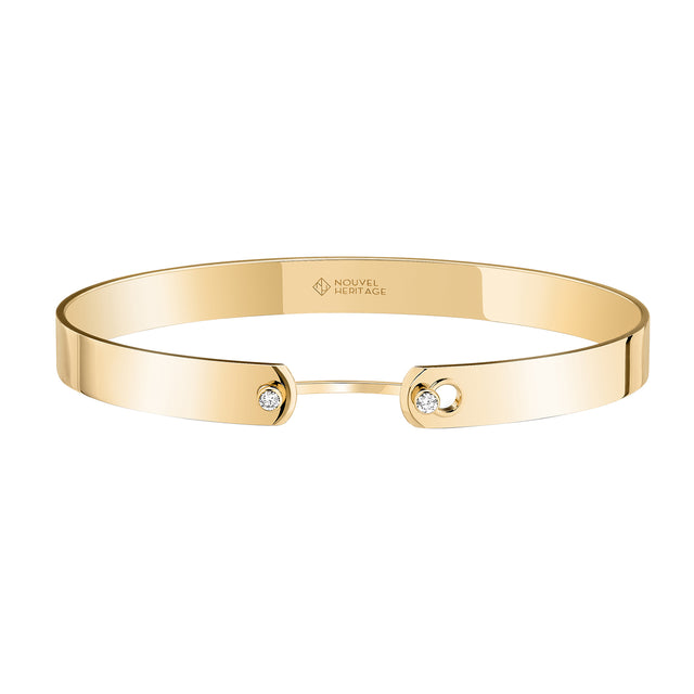 Monday Morning Bangle - Yellow Gold