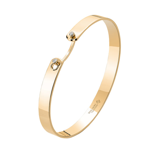 Monday Morning Bangle - Yellow Gold