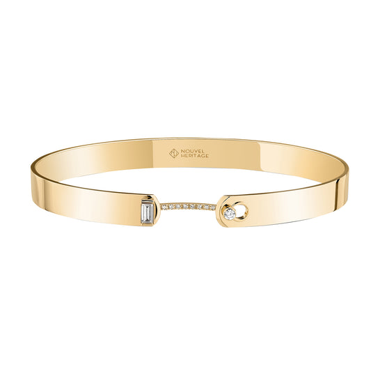 Dinner Date Bangle - Yellow Gold - Main Img