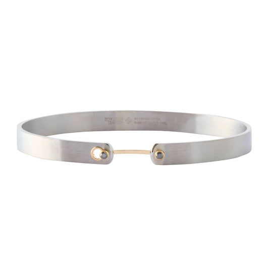 Paris From the Sky Mood Bangle - Yellow Gold - Main Img