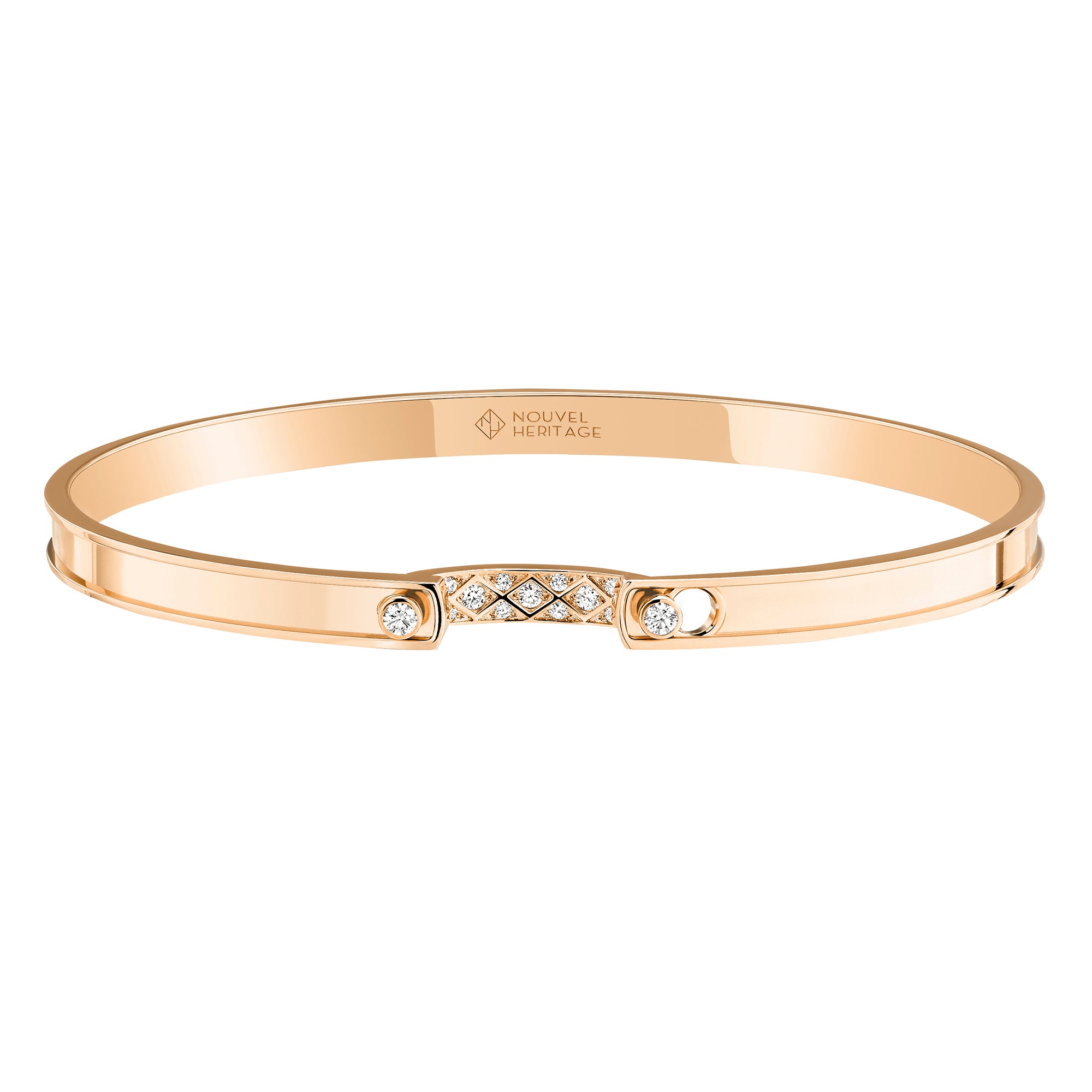 Parisian Stroll Bangle - Rose Gold