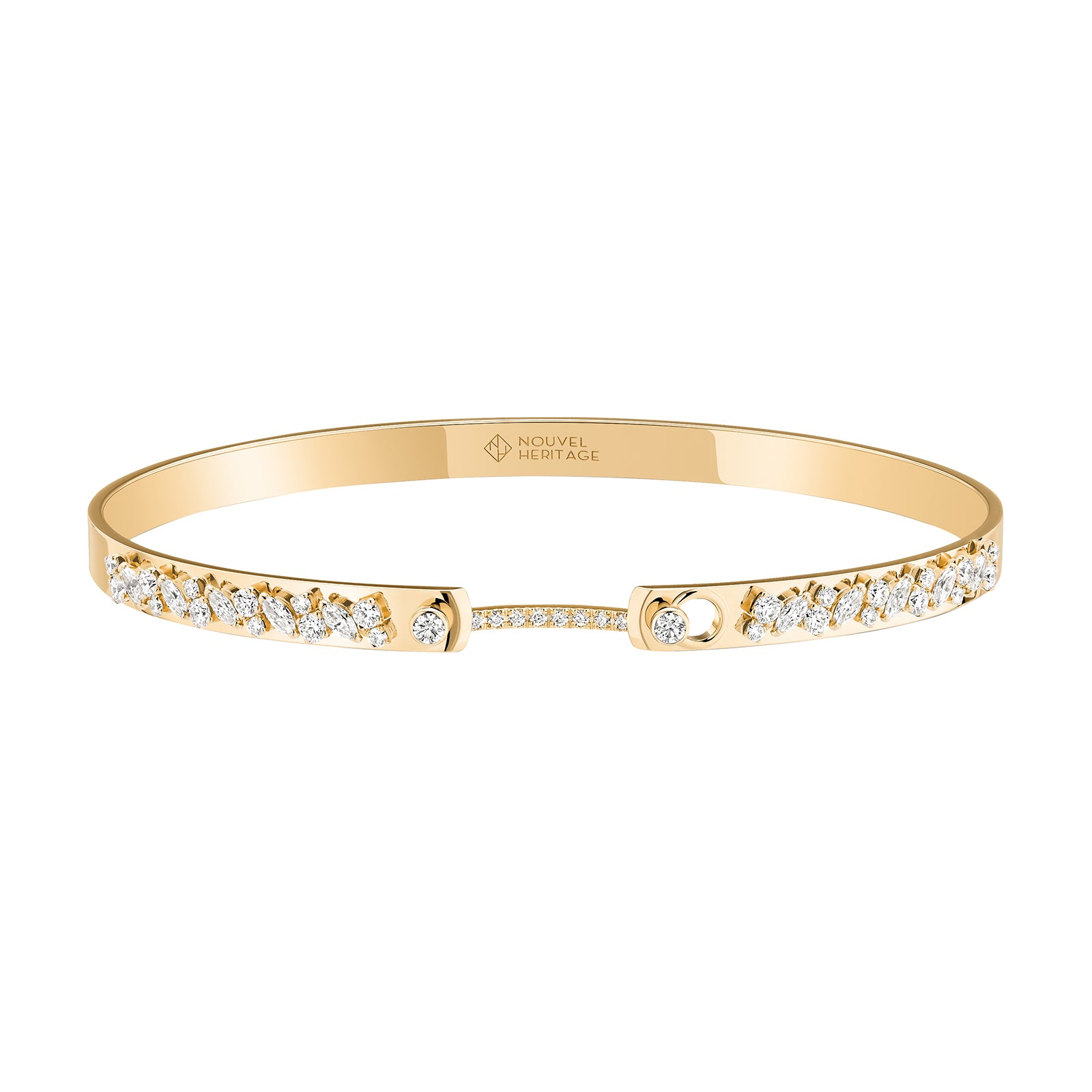 Under The Stars Bangle - Yellow Gold
