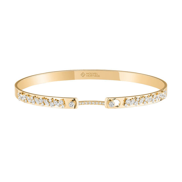 Under The Stars Bangle - Yellow Gold
