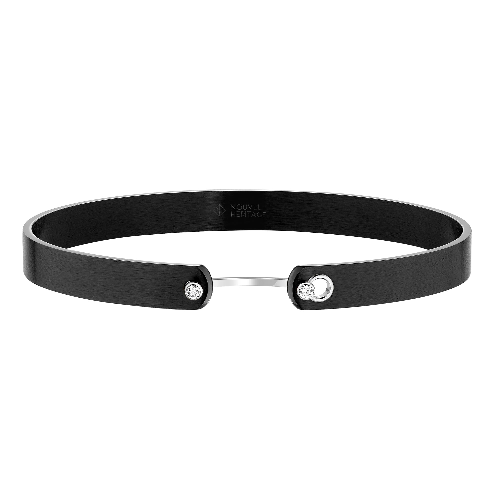 Nouvel Heritage - White Diamond Mid Manhattan Mood Bangle