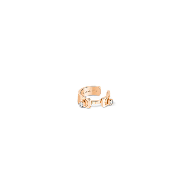 Diamond Monday Morning Earcuff - Rose Gold