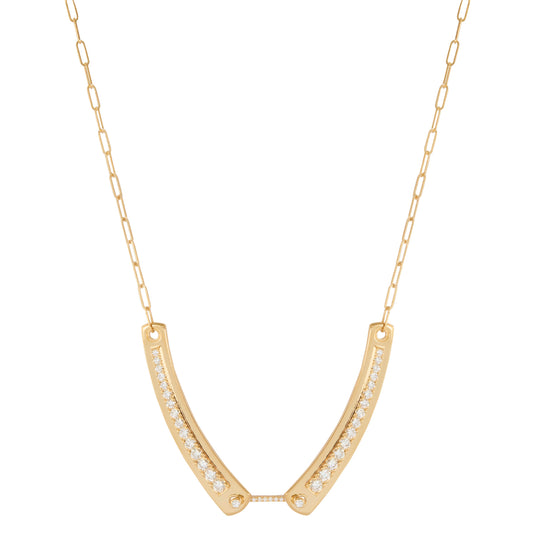 Tuxedo Necklace - Yellow Gold - Main Img