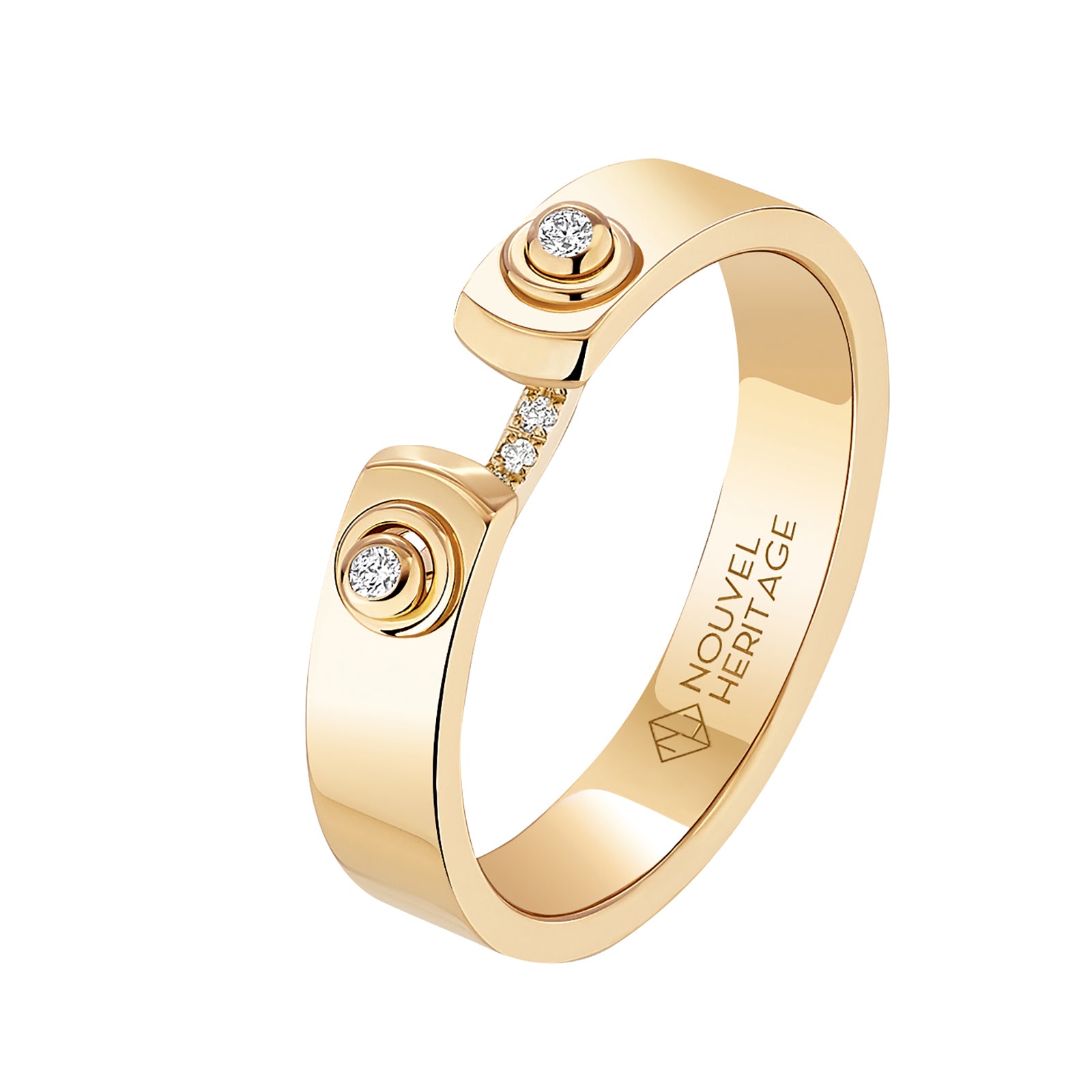 Business Meeting Mood Ring - Yellow Gold