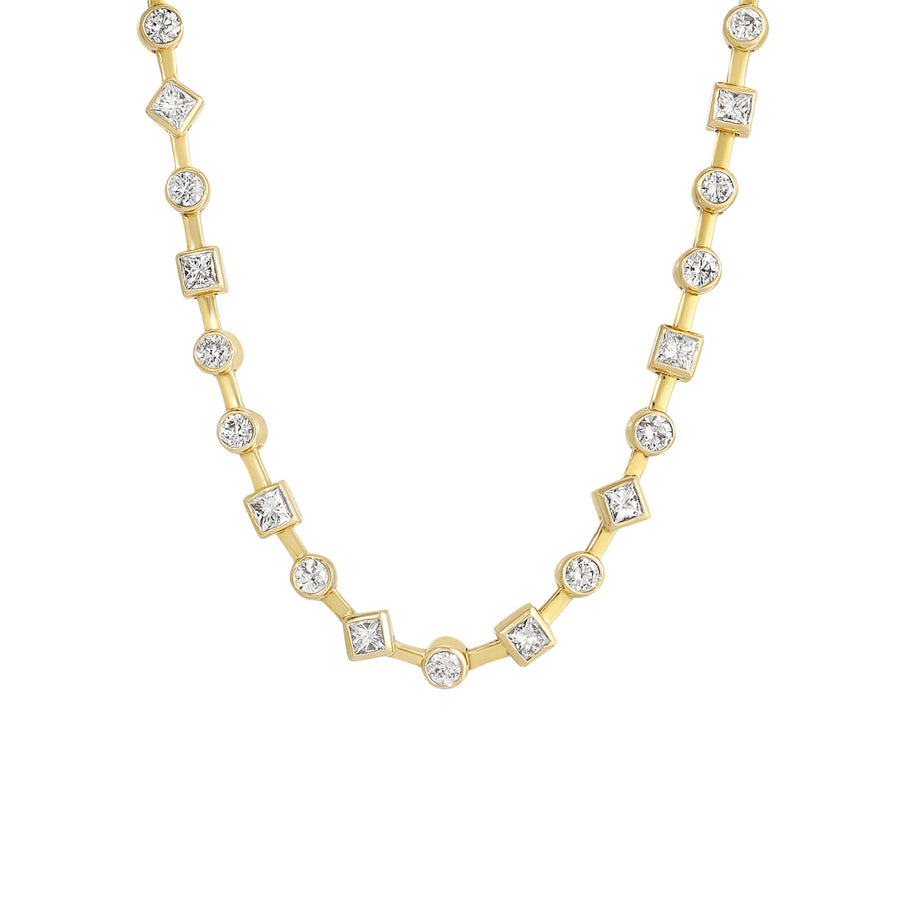 Nancy Newberg Tennis Bracelet Style Necklace - Necklaces - Broken English Jewelry detail