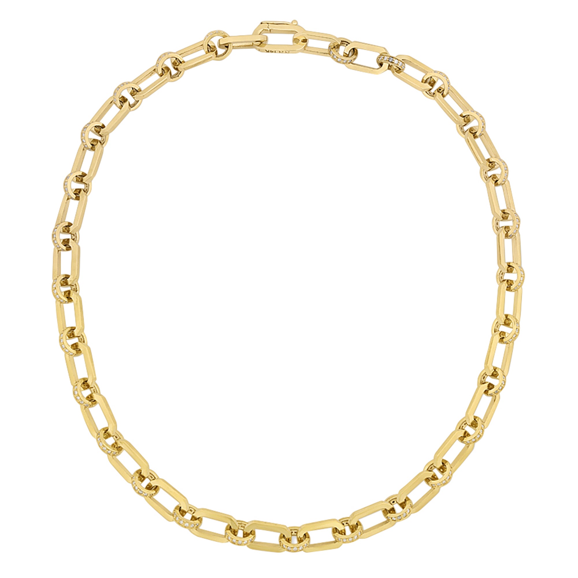 Nancy Newberg - Round Diamond Long Chain Necklace