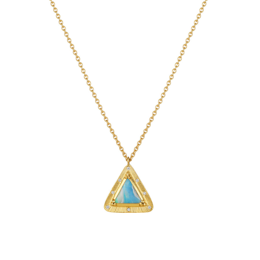 Brooke Gregson Pyramid Starlight Necklace - Necklaces - Broken English Jewelry front view