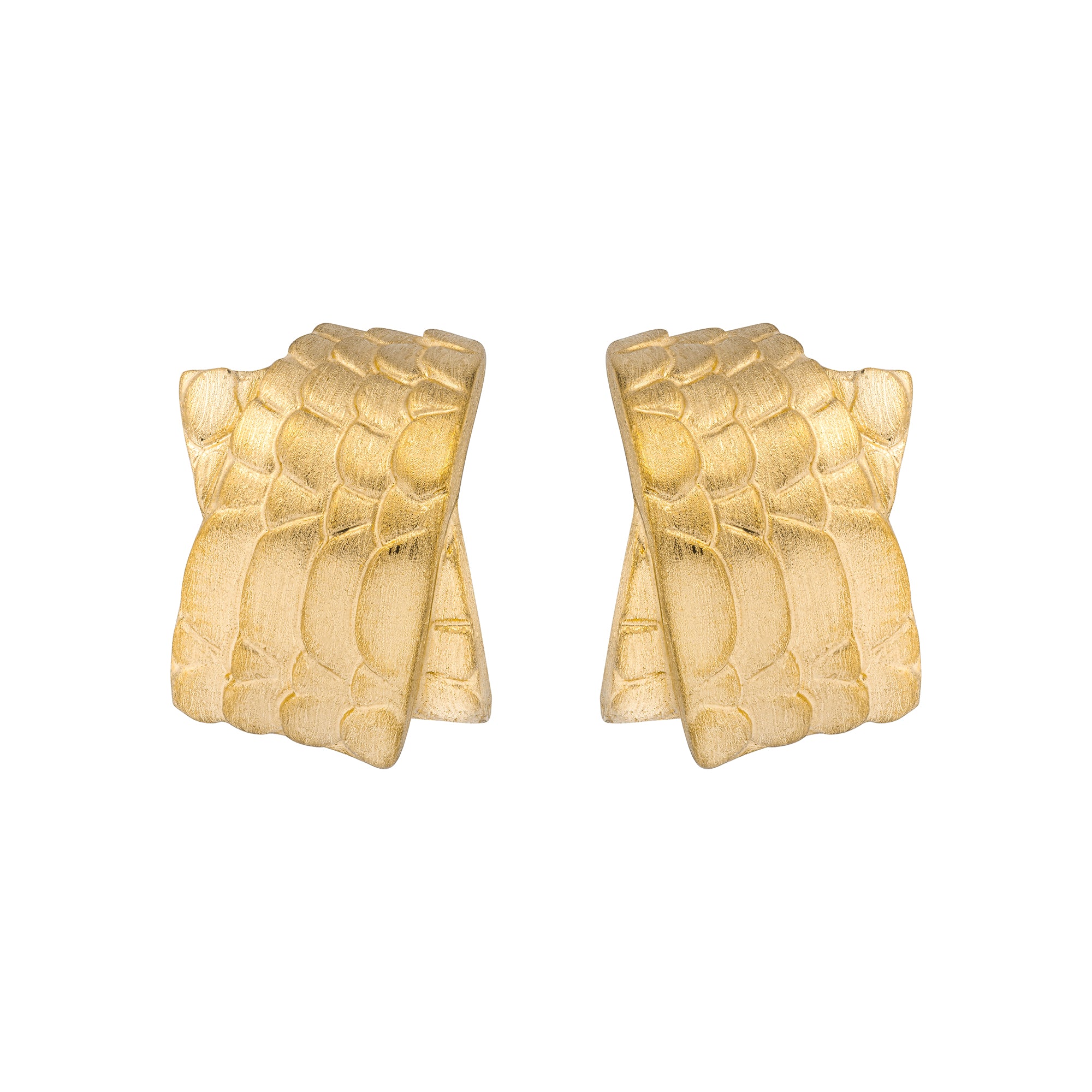 Brushed Snake Mouvante Earrings