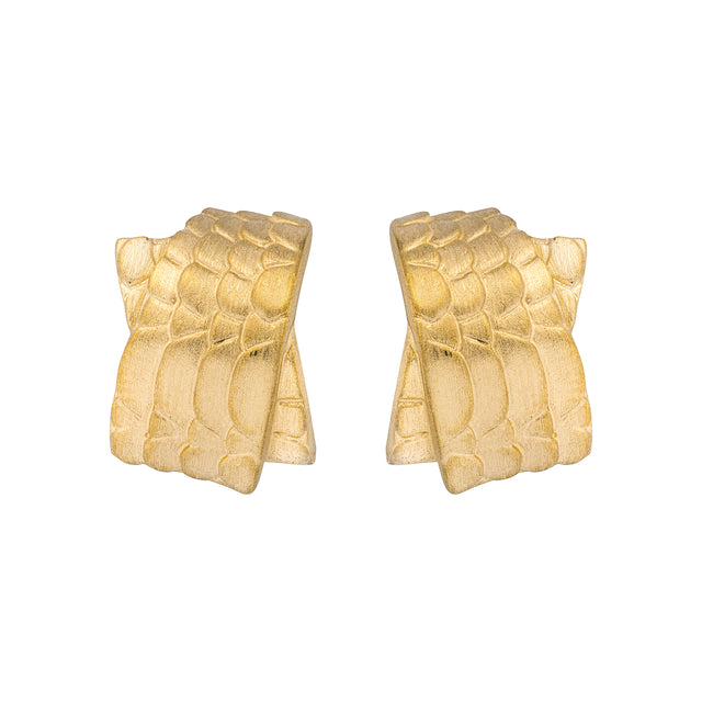 Brushed Snake Mouvante Earrings