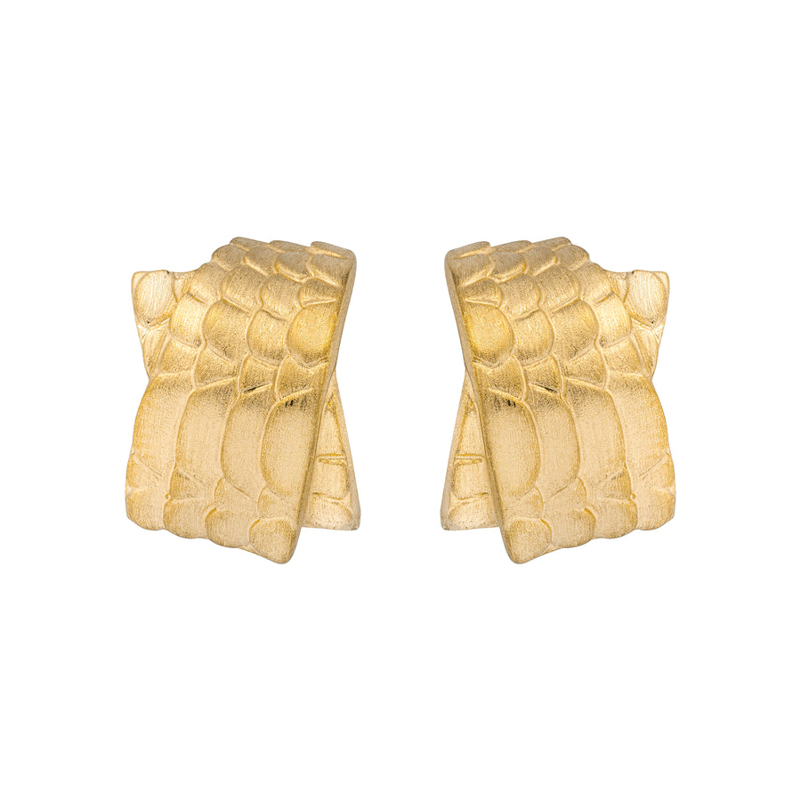 Brushed Snake Mouvante Earrings