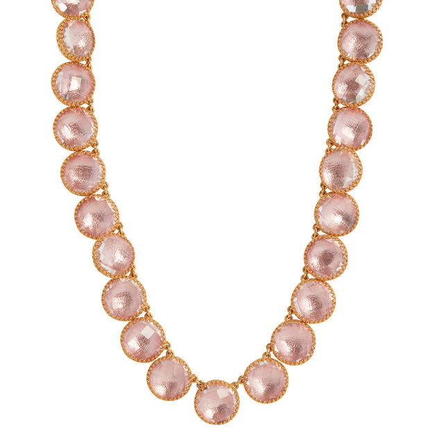 Larkspur & Hawk Olivia Button Riviere Necklace - Necklaces - Broken English Jewelry front view