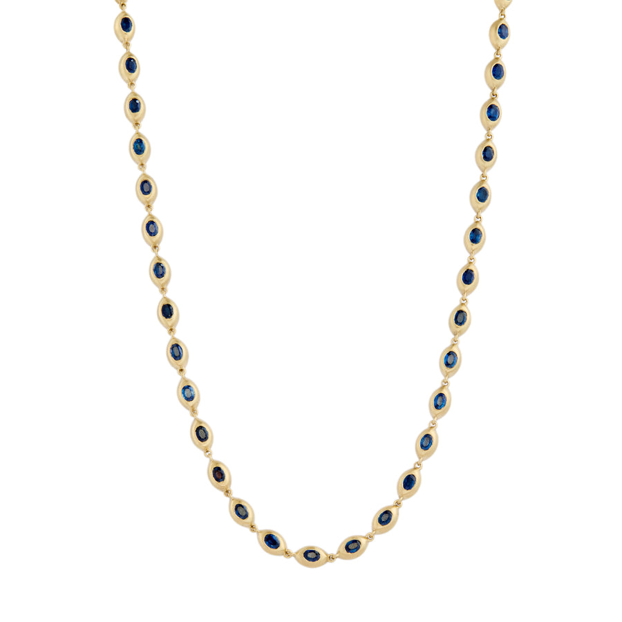 Sapphire Tennis Necklace