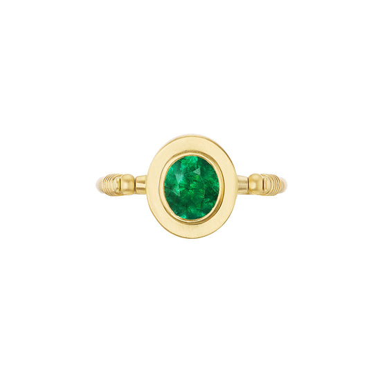 Emerald Aurelia Ring - Main Img