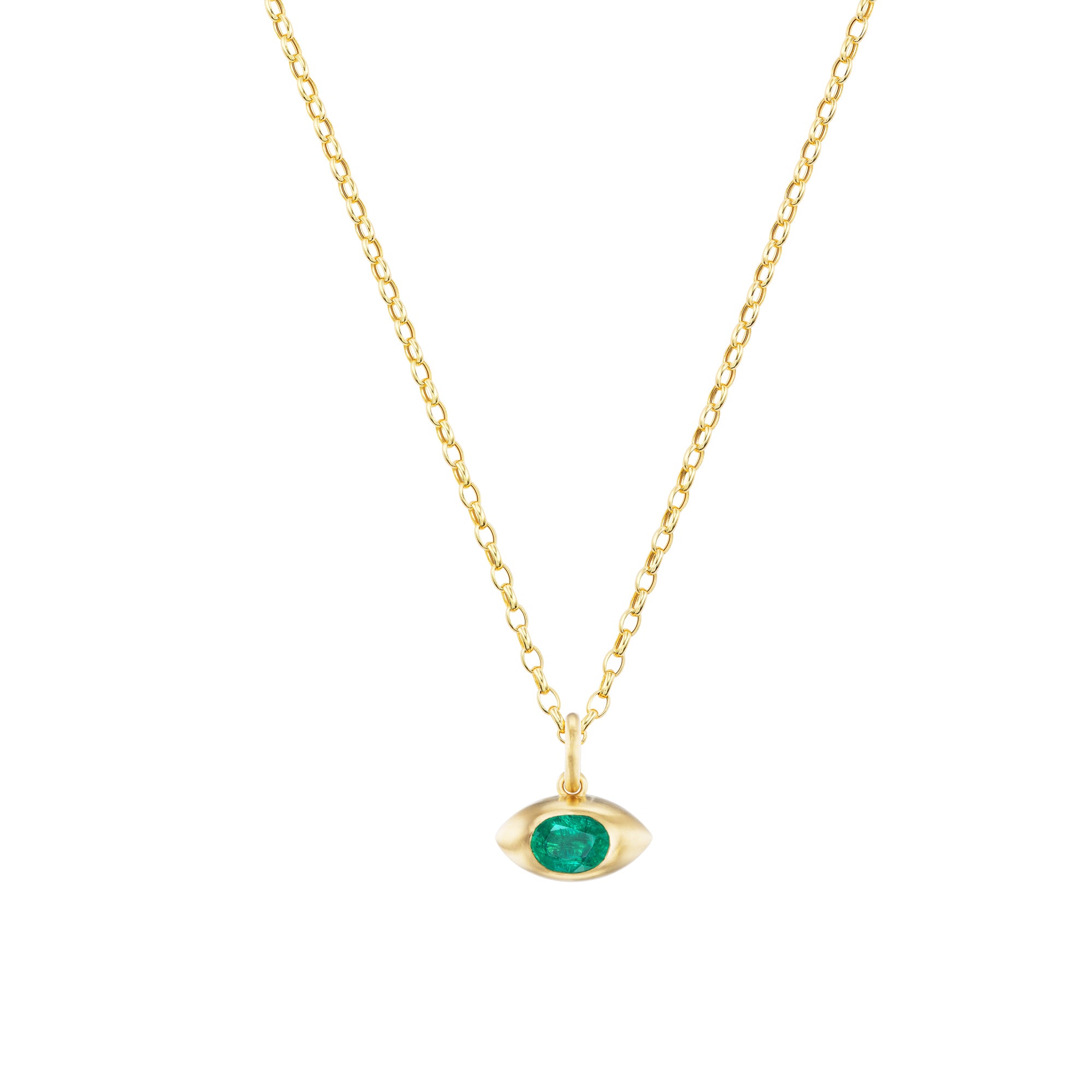 Emerald Eye Necklace