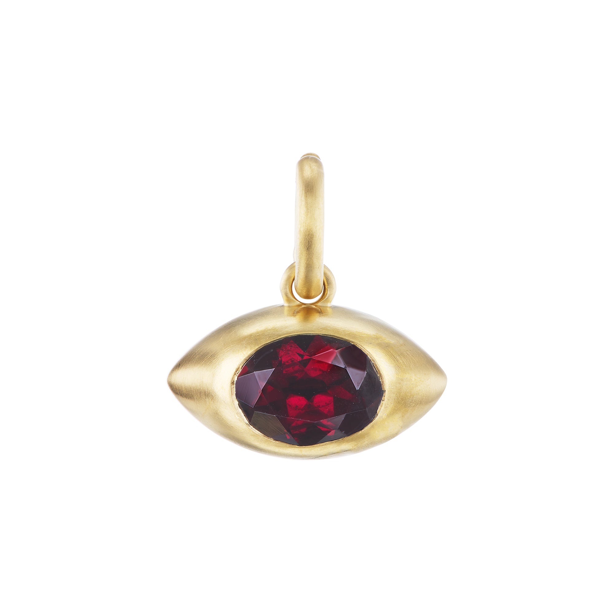 Garnet Eye Pendant