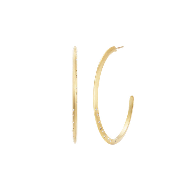 Diamond Hoops 50 MM