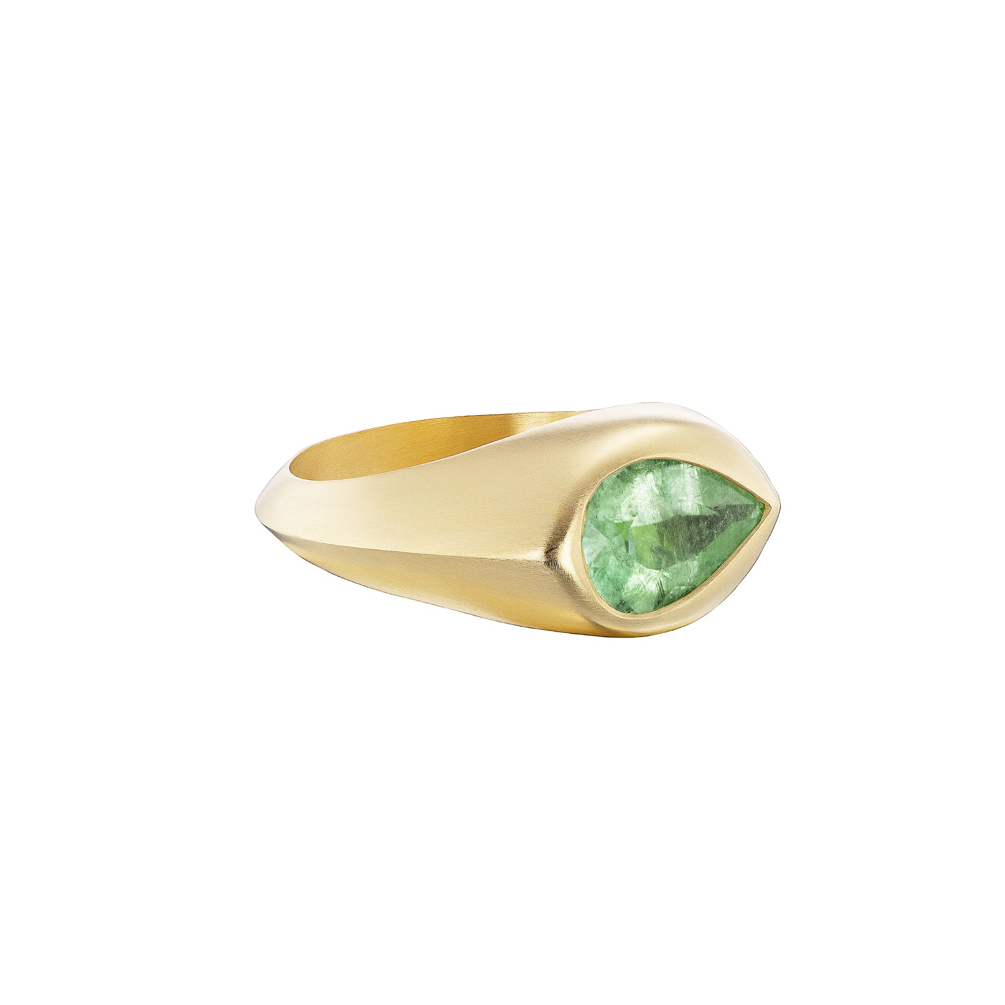 Ophelia Eve - Pear Paraiba Signet Ring