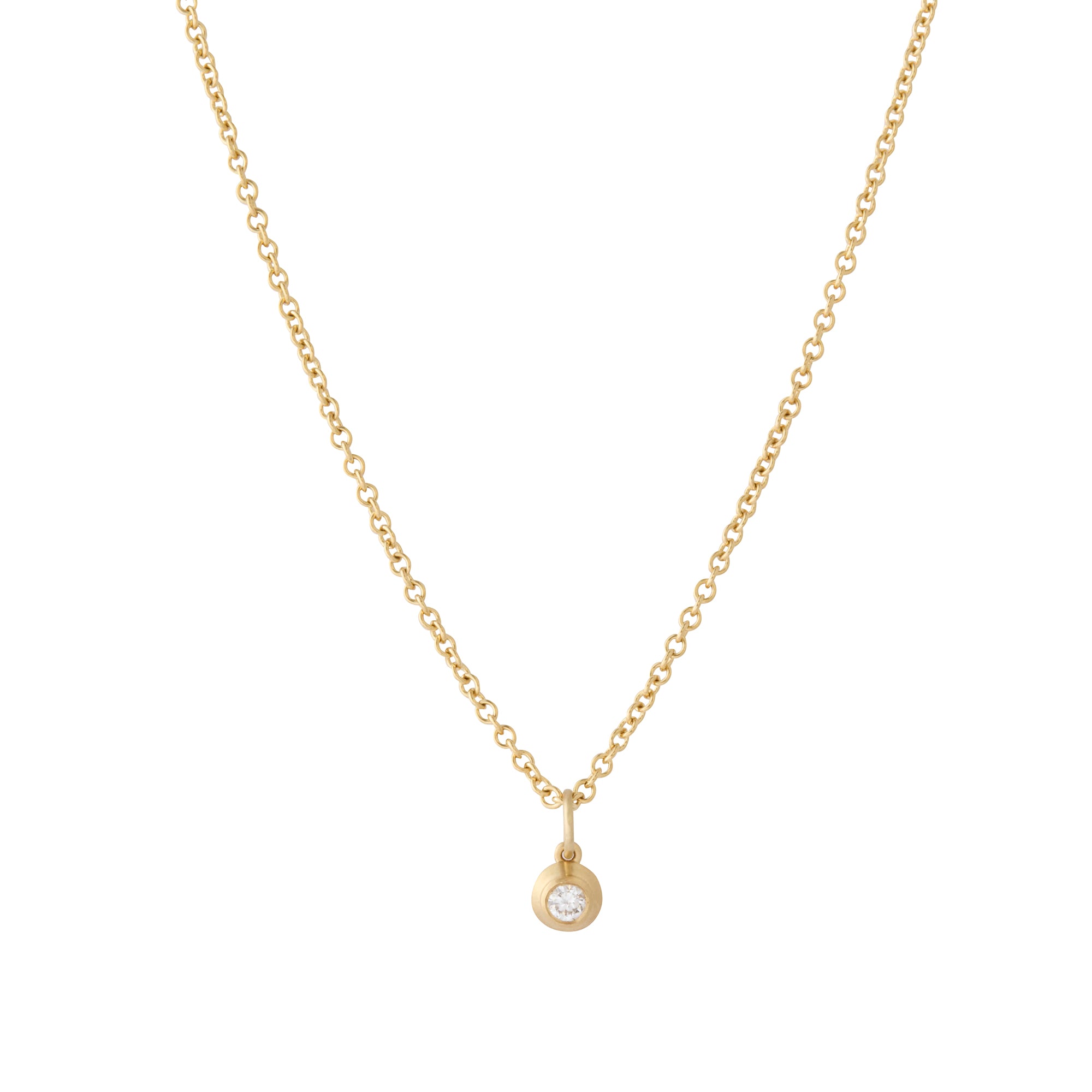 Ophelia Eve Round Diamond Necklace