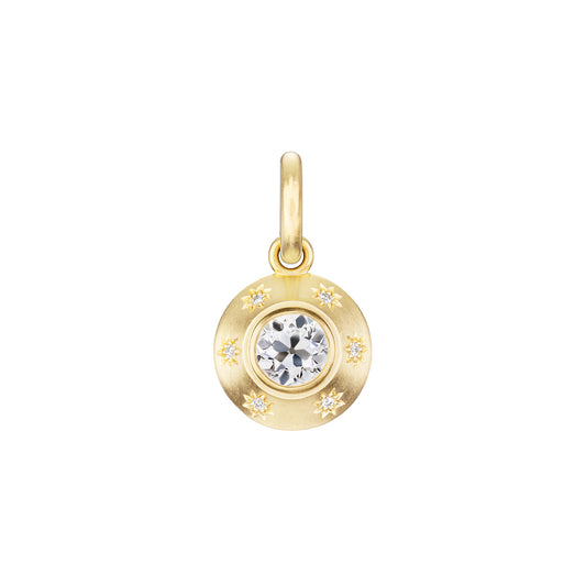 European Cut Diamond Starburst Charm - Main Img