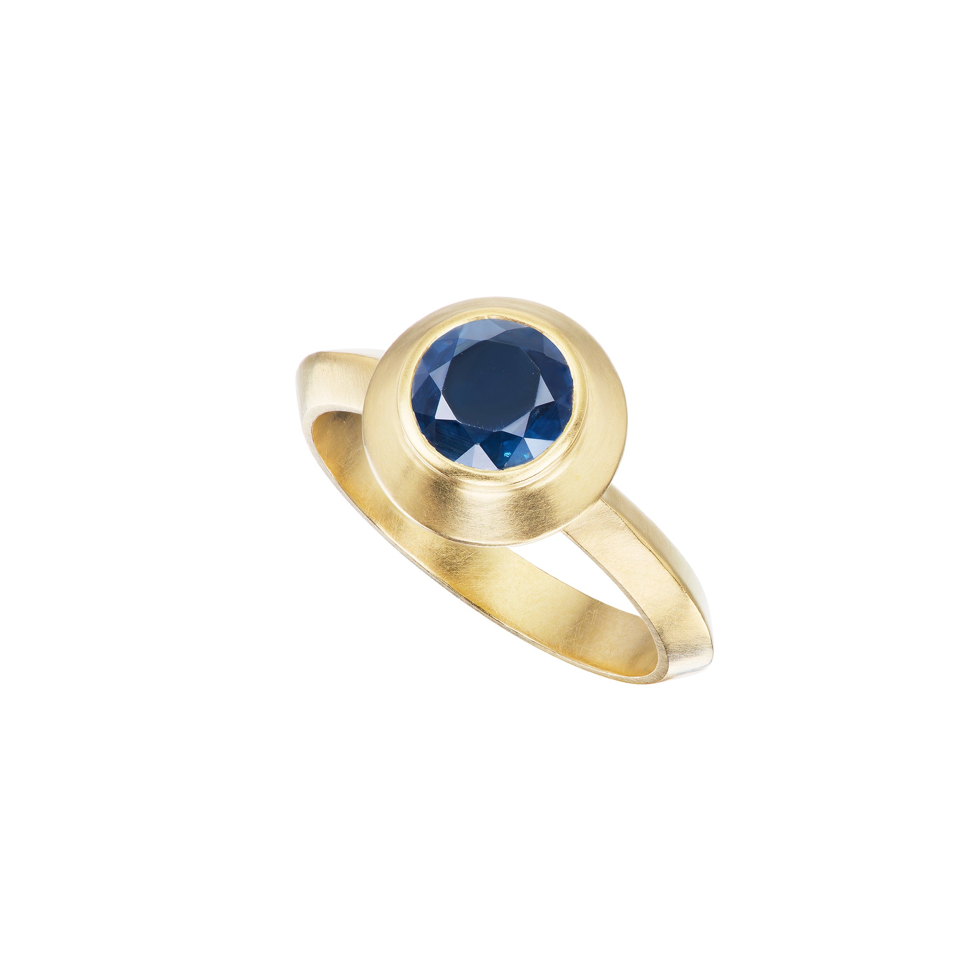 Sapphire Round Ring