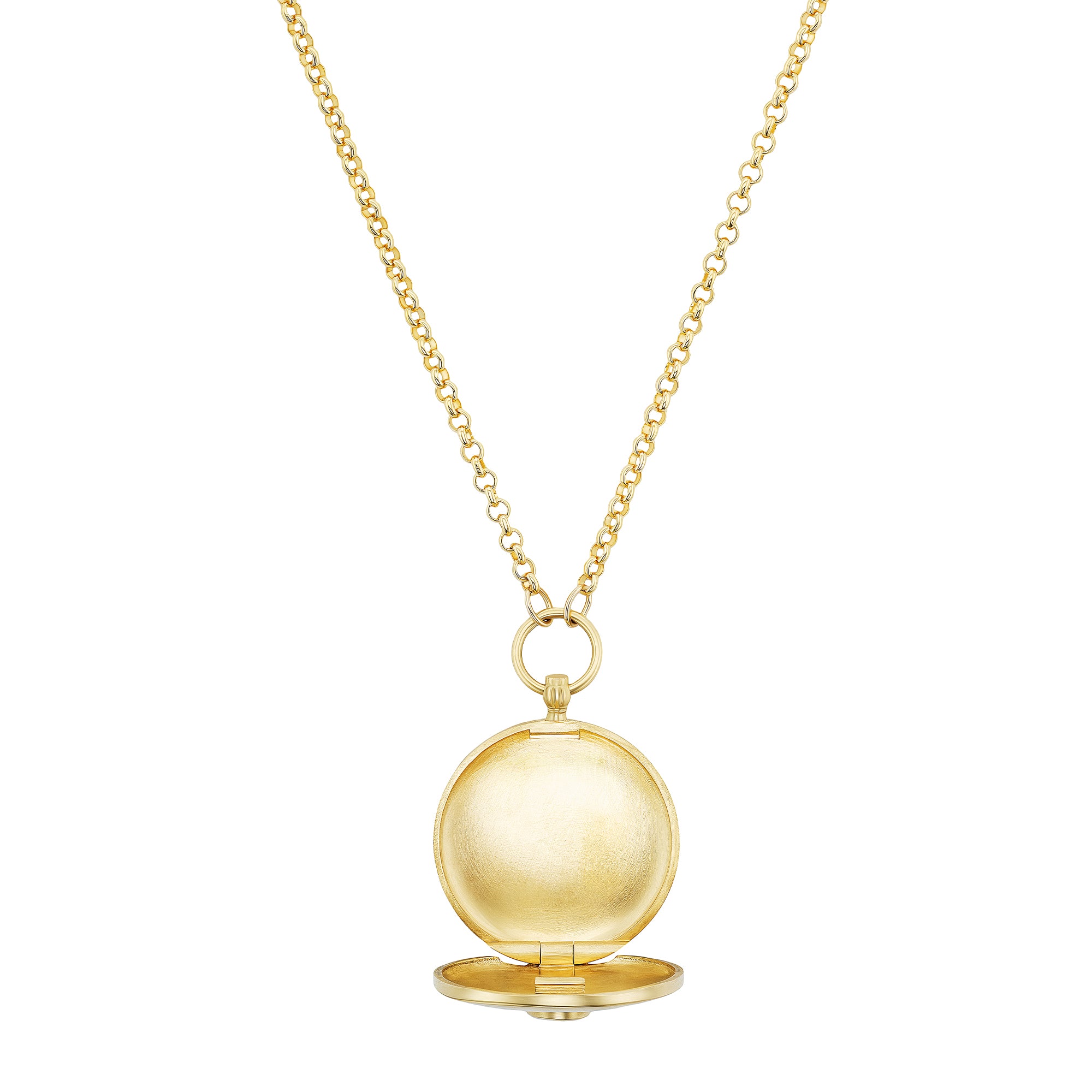 Ophelia Eve - Blue Tourmaline Timekeeper Locket Necklace