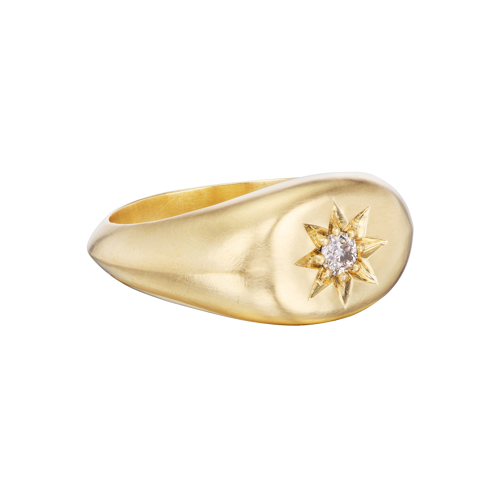 Victorian Star Signet Ring