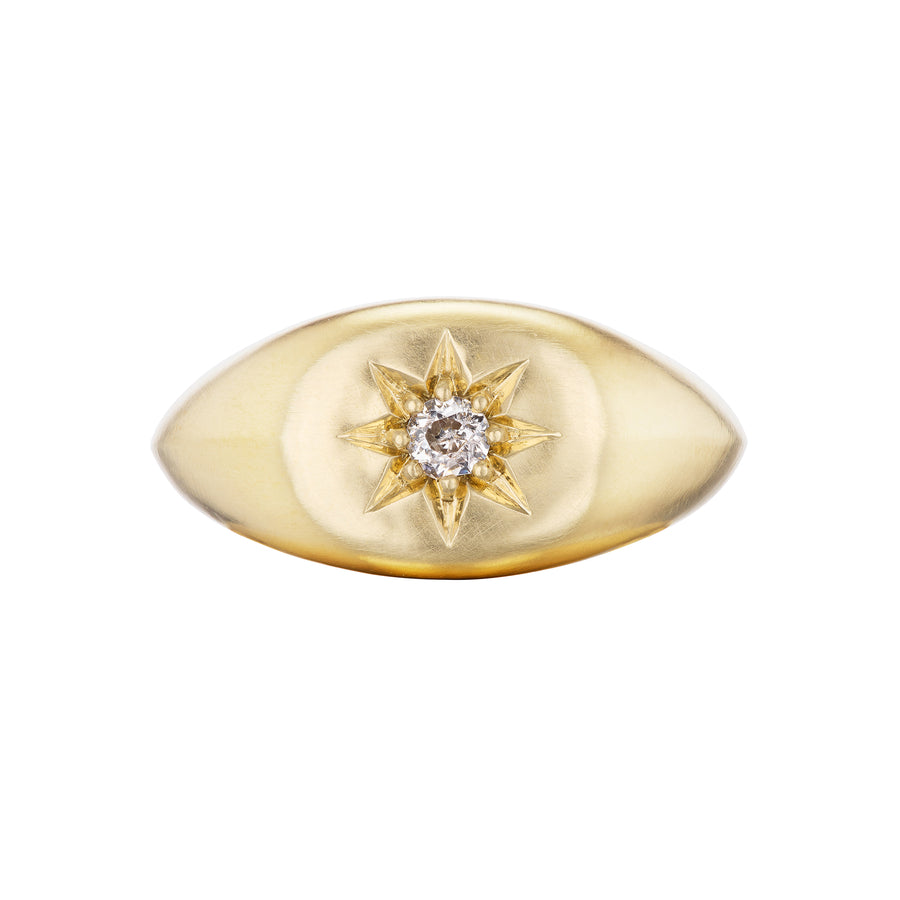 Victorian Star Signet Ring