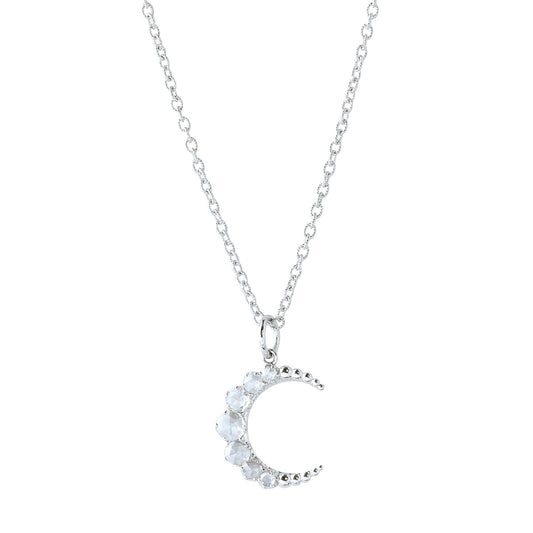 Crescent Pendant Necklace - Main Img