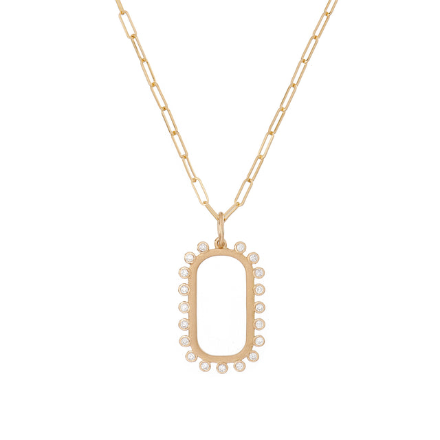 18" Small Twisted Chain with Mist Pendant