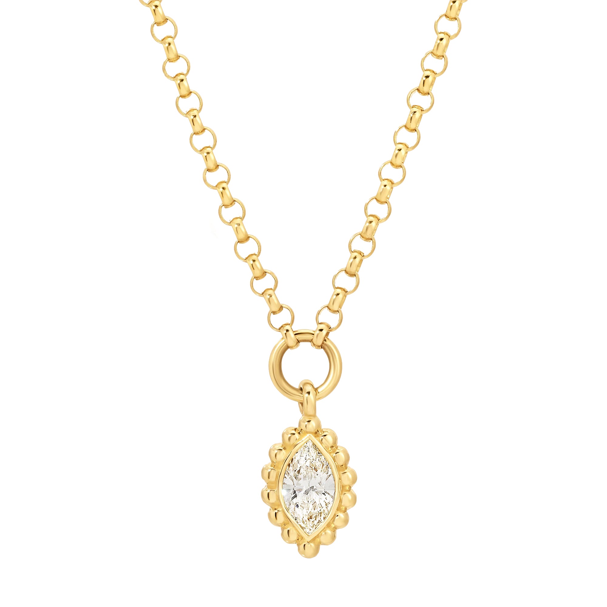 Marquise Diamond Reverie Solitaire Necklace