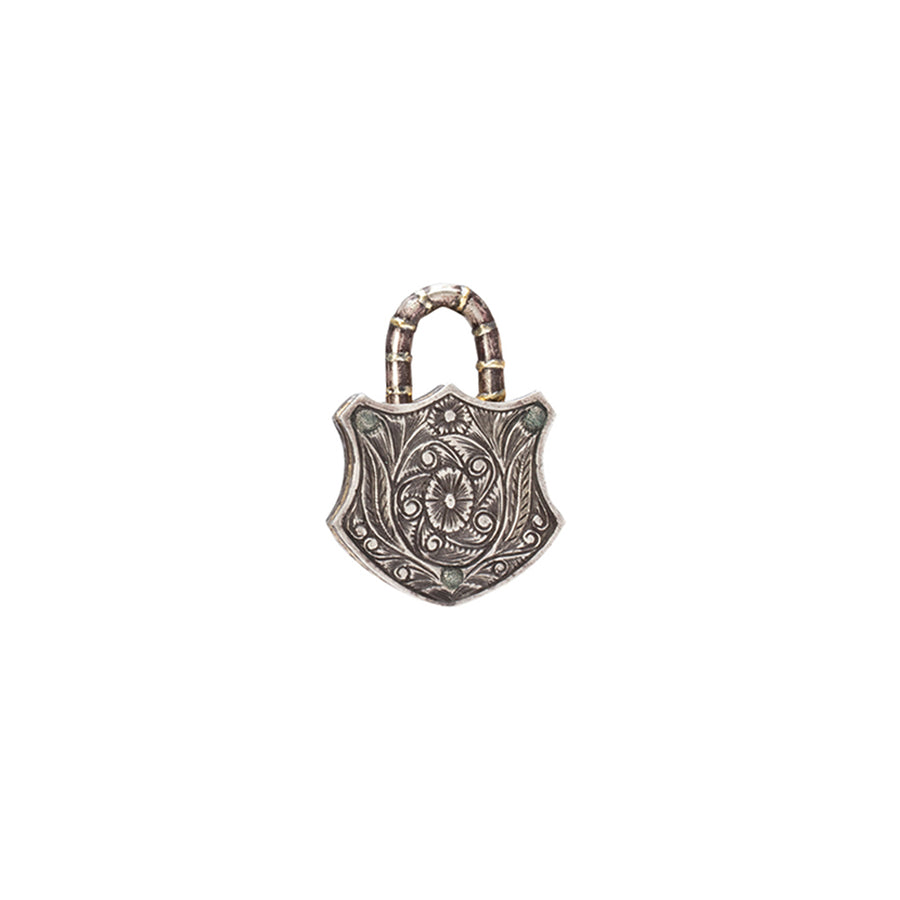 Sevan Bıçakçı Fancy Diamond and Ruby Padlock Pendant - Charms & Pendants - Broken English Jewelry