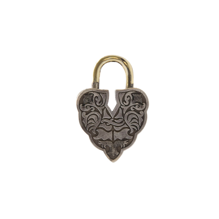 Ombre Micro Mosaic Aspen Leaf Padlock