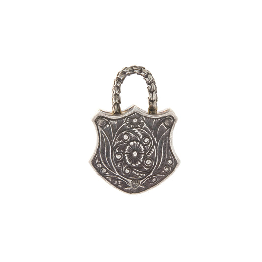 Decorative Shackle Shield Padlock