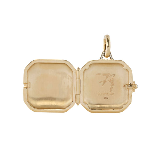 Diamond and Pearl Luminary I Star Locket