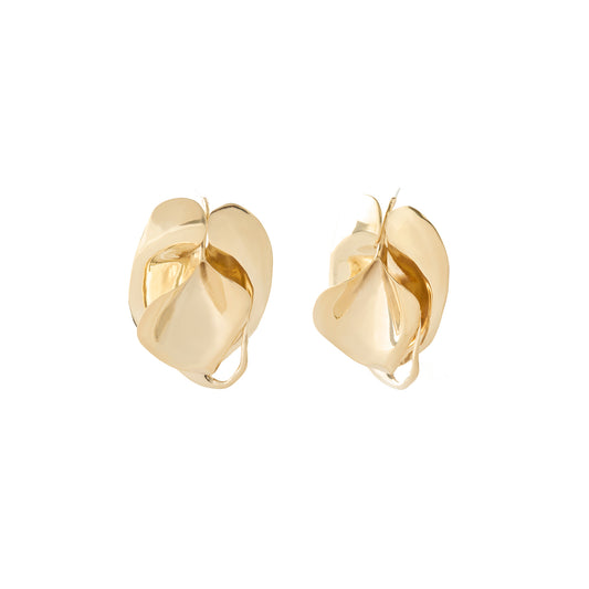 Flower District Earrings - Brass - Main Img