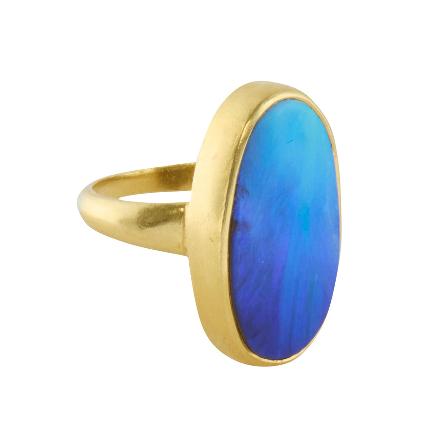 Opal Greek Ring