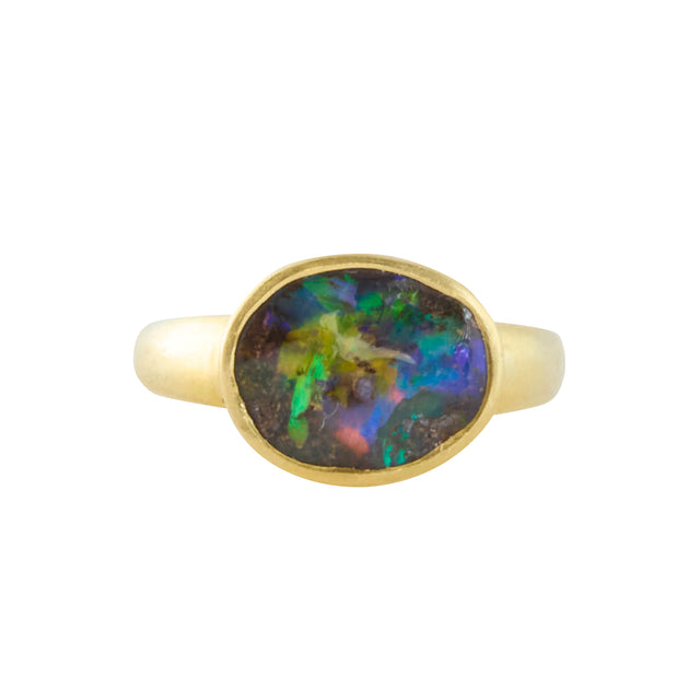 Medium Opal Greek Ring
