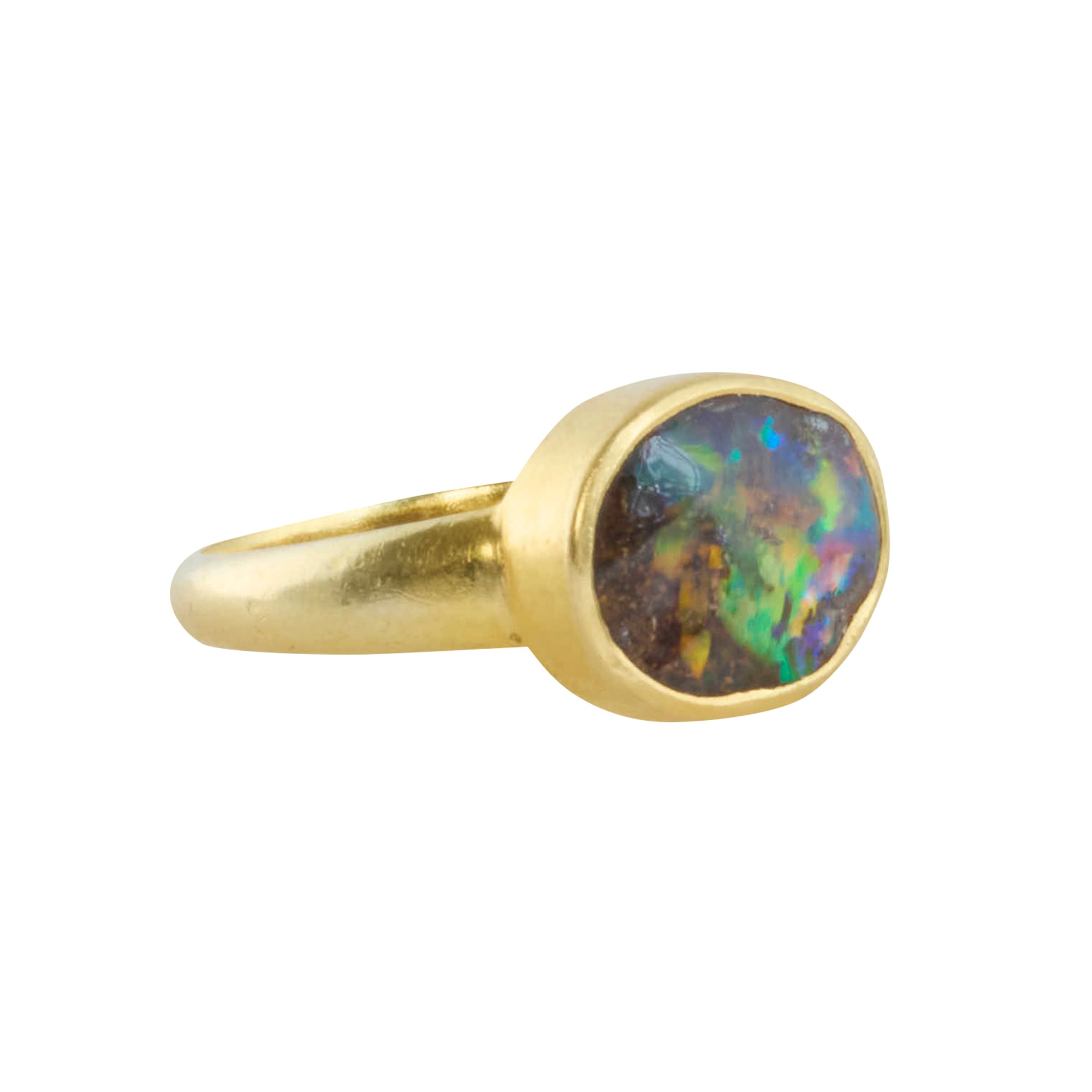 Medium Opal Greek Ring