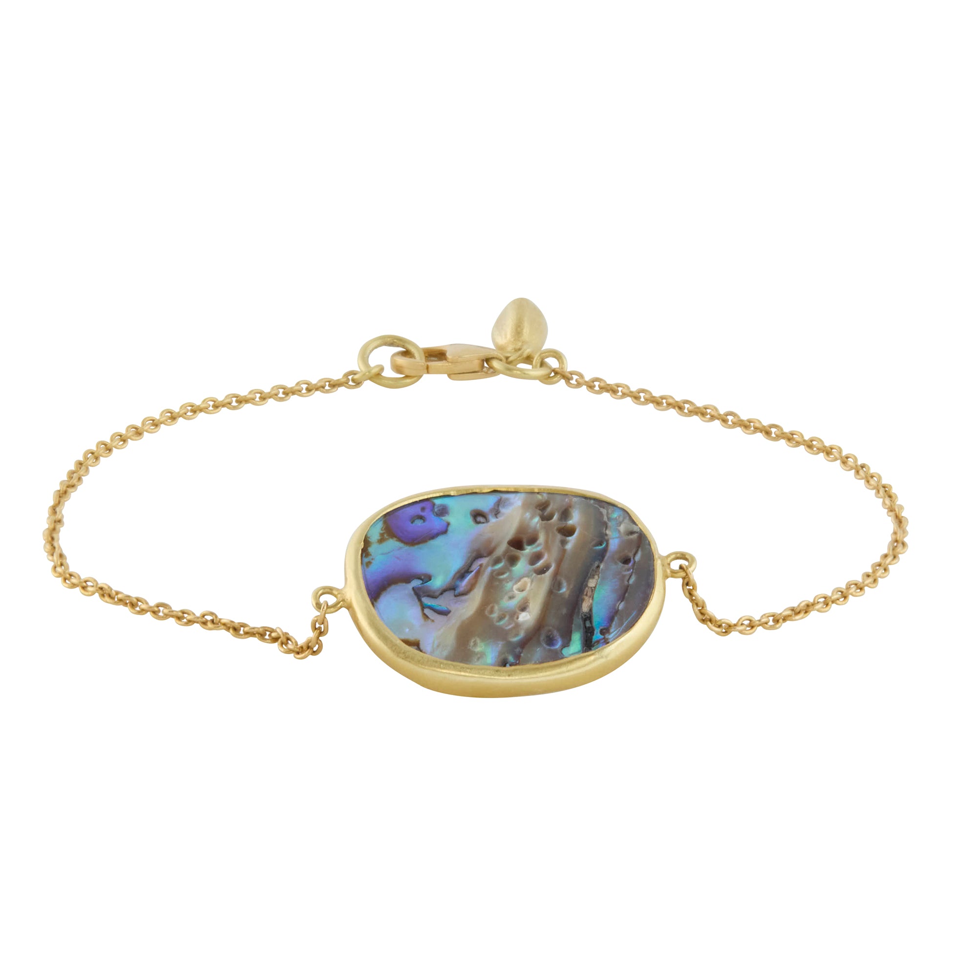 Paua Shell Venus Single Stone Bracelet