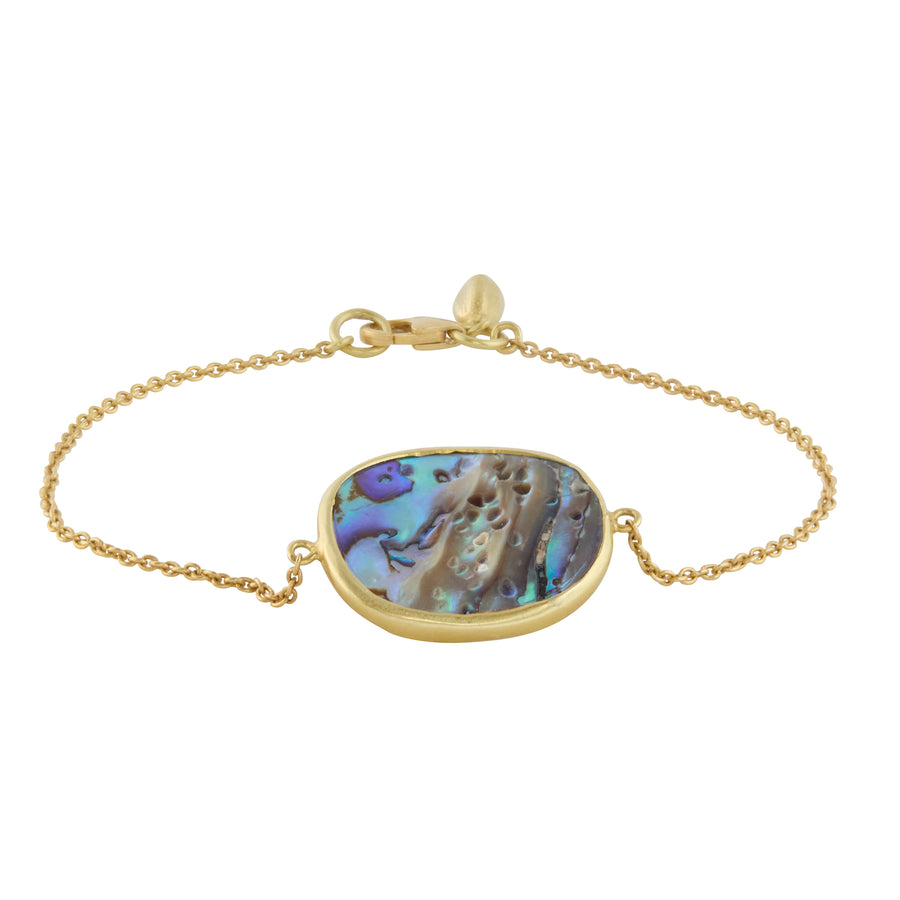 Paua Shell Venus Single Stone Bracelet