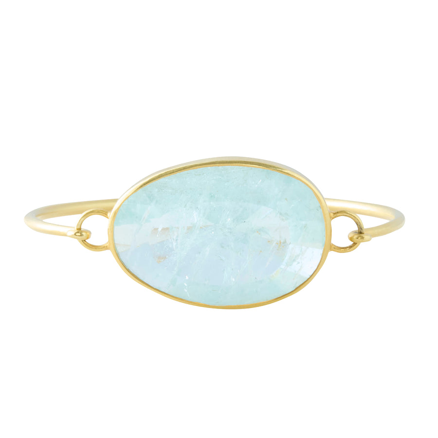 Aquamarine Koh-I-Noor Cuff Bangle