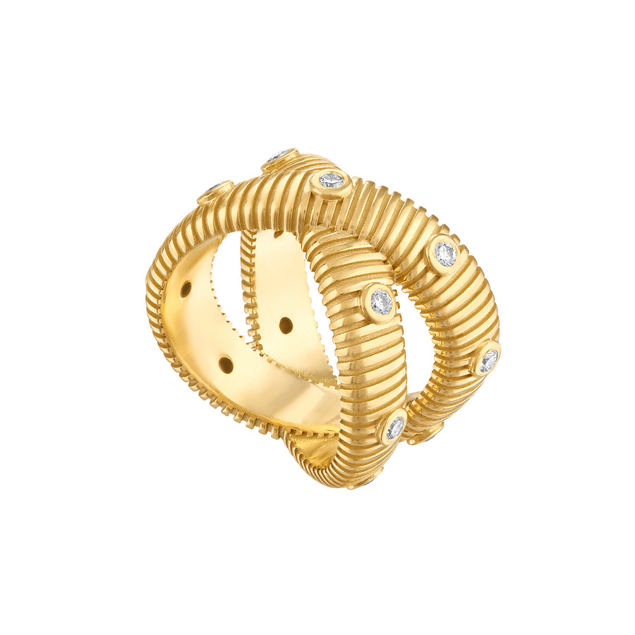 Diamond Clio X Ring