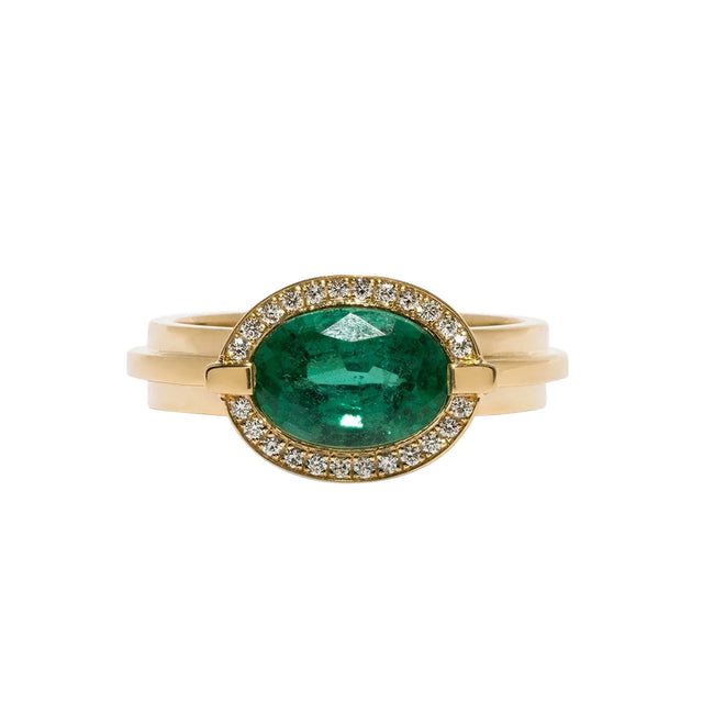 Azlee Staircase Floating Ring - Rings - Broken English Jewelry
