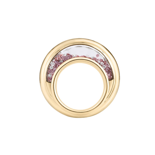 Pink Diamond and White Diamond Artemis Ring