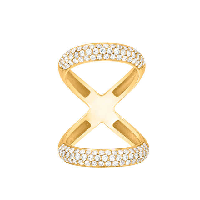 Carbon & Hyde - Diamond Olympus Ring