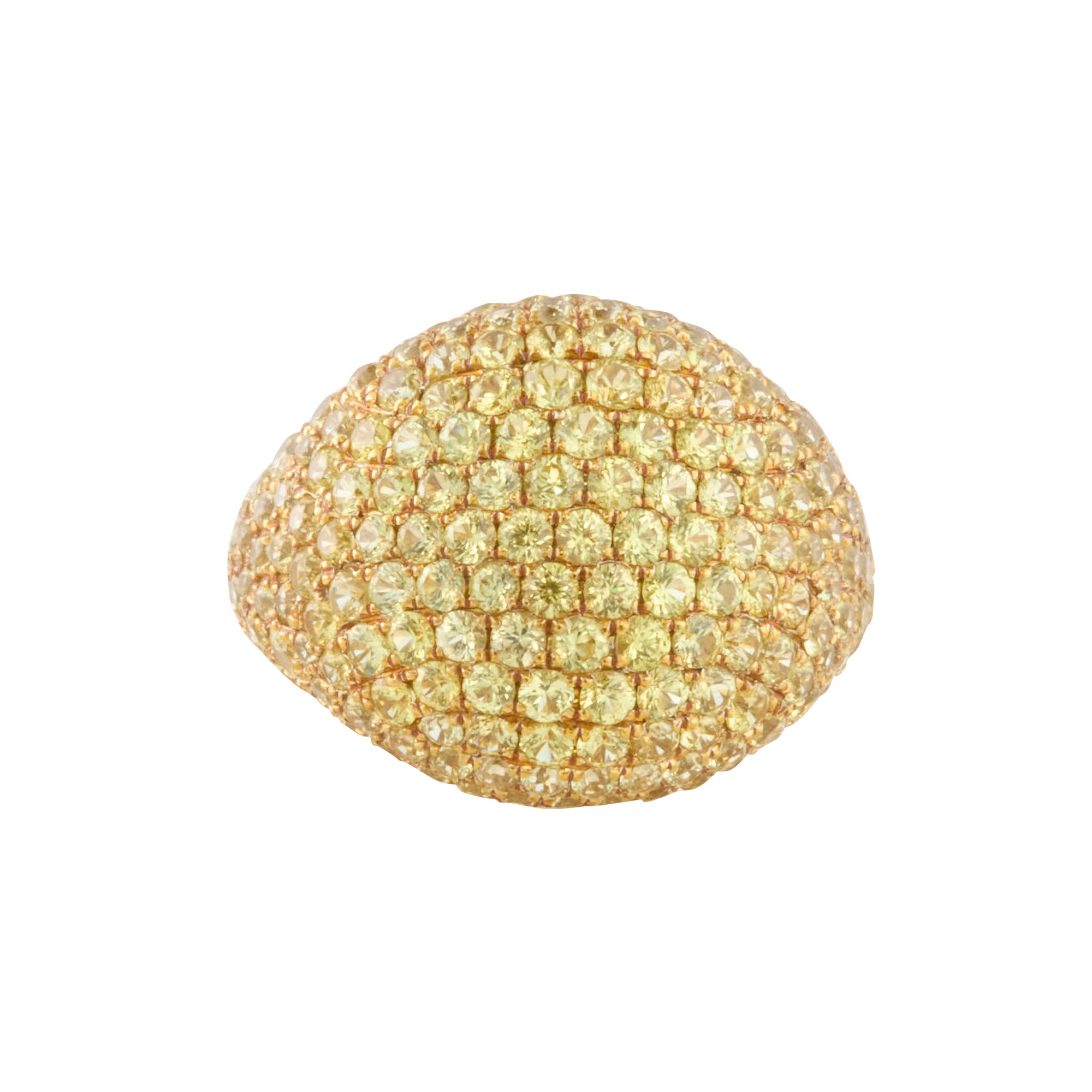 Yellow Sapphire Dune Ring